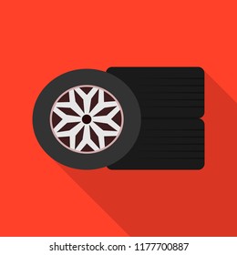 Isolated object of car and rally symbol. Set of car and race stock vector illustration.