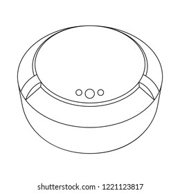 Isolated object of cctv and camera icon. Set of cctv and system stock vector illustration.