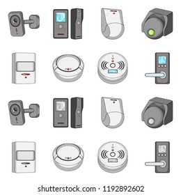 Isolated object of cctv and camera logo. Collection of cctv and system vector icon for stock.