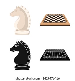 Isolated object of checkmate and thin icon. Collection of checkmate and target vector icon for stock.