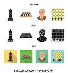 Isolated object of checkmate and thin symbol. Collection of checkmate and target stock symbol for web.