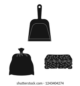 Isolated object of cleaning and service symbol. Collection of cleaning and household vector icon for stock.