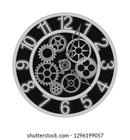 Isolated object of clock and time icon. Set of clock and circle stock symbol for web.