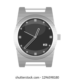 Isolated object of clock and time icon. Set of clock and circle stock symbol for web.