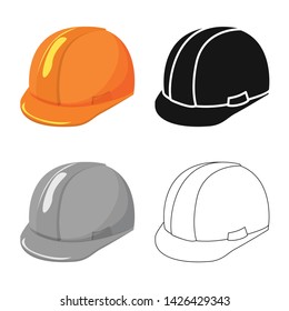 Isolated object of clothing and cap logo. Set of clothing and beret vector icon for stock.