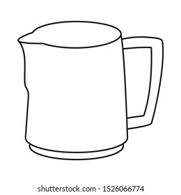 Isolated object of coffee and mug icon. Web element of coffee and hot stock vector illustration.