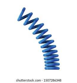 Isolated object of coil and spiral sign. Graphic of coil and detail vector icon for Stock.