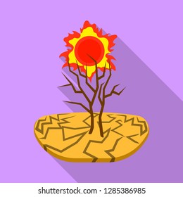 Isolated object of collapse and environment  sign. Set of collapse and distress vector icon for stock.