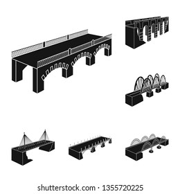 Isolated object of construct and side icon. Collection of construct and architecture vector icon for stock.