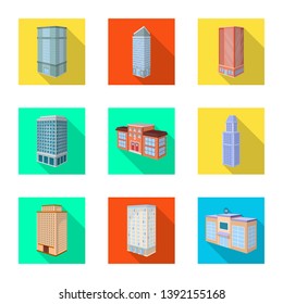 Isolated object of construction and building sign. Collection of construction and estate vector icon for stock.