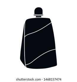 Isolated object of container and milk symbol. Collection of container and pack stock symbol for web.