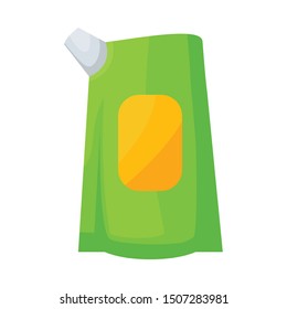 Isolated object of container and soda sign. Web element of container and vitamin stock symbol for web.