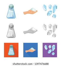 Isolated object  cooking and sea icon. Collection  cooking and baking   vector icon for stock.