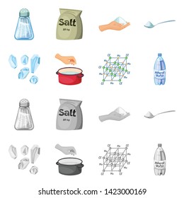 Isolated object of cooking and sea sign. Collection of cooking and baking   vector icon for stock.