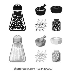 Isolated object of cooking and sea symbol. Collection of cooking and baking   vector icon for stock.