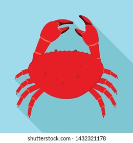 Isolated object of crab and seafood icon. Set of crab and sea vector icon for stock.