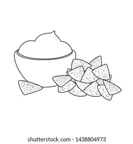 Isolated object of cracker and cookie symbol. Set of cracker and cream stock symbol for web.