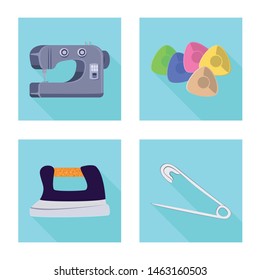 Isolated object of craft and handcraft icon. Set of craft and industry vector icon for stock.