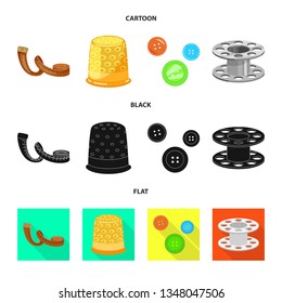 Isolated object of craft and handcraft sign. Set of craft and industry vector icon for stock.