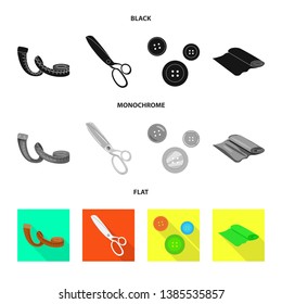 Isolated object of craft and handcraft sign. Set of craft and industry stock vector illustration.