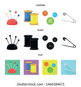 Isolated object of craft and handcraft symbol. Collection of craft and industry vector icon for stock.