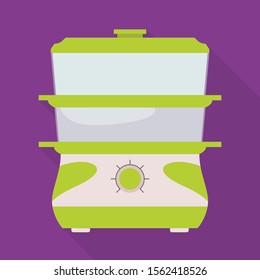 Isolated object of crockpot and cooker logo. Web element of crockpot and appliance stock symbol for web.