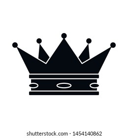 Isolated object of crown and king icon. Set of crown and gold stock symbol for web.