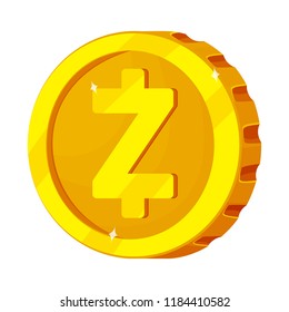 Isolated object of cryptocurrency and coin sign. Set of cryptocurrency and crypto vector icon for stock.