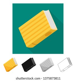 Isolated object of diary  and text  icon. Collection of diary  and reading    vector icon for stock.
