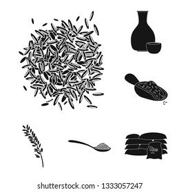 Isolated object of diet and cooking icon. Set of diet and organic vector icon for stock.