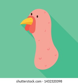 Isolated object of donkey and face symbol. Set of donkey and cute stock symbol for web.