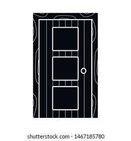 Isolated object of door and doorway logo. Set of door and entrance stock vector illustration.