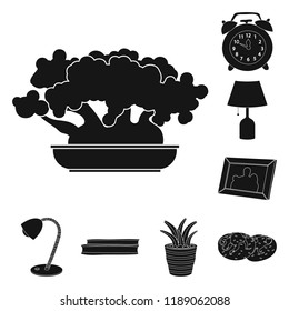 Isolated object of dreams and night icon. Set of dreams and bedroom vector icon for stock.