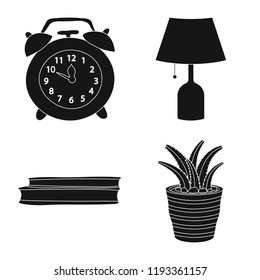Isolated object of dreams and night icon. Set of dreams and bedroom stock symbol for web.