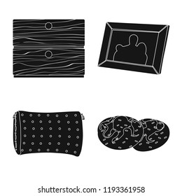 Isolated object of dreams and night icon. Set of dreams and bedroom vector icon for stock.