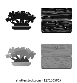 Isolated object of dreams and night logo. Collection of dreams and bedroom vector icon for stock.