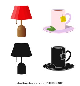Isolated object of dreams and night symbol. Set of dreams and bedroom vector icon for stock.