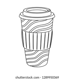 Isolated object of drink and bar icon. Set of drink and party stock vector illustration.