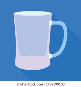 Isolated object of drinks and restaurant sign. Collection of drinks and celebration stock vector illustration.