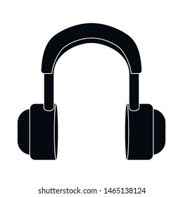 Isolated object of earphone and head sign. Set of earphone and mobile vector icon for stock.