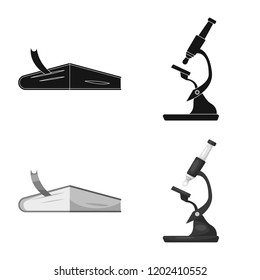 Isolated object of education and learning icon. Set of education and school vector icon for stock.