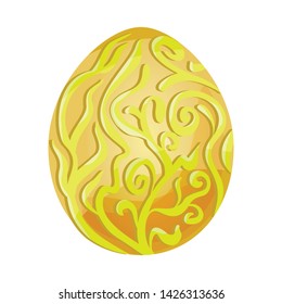 Isolated object of egg and dragon logo. Collection of egg and easter vector icon for stock.