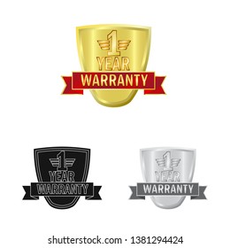 Isolated object of emblem and badge symbol. Collection of emblem and sticker stock symbol for web.