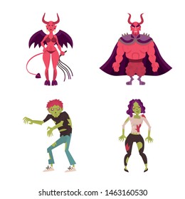 Isolated object of evil and halloween icon. Collection of evil and phantom vector icon for stock.