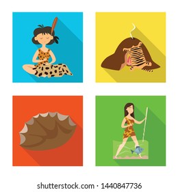Isolated object of evolution and prehistory icon. Set of evolution and development vector icon for stock. Isolated object of evolution and prehistory icon. Set of evolution and development vector icon for stock.