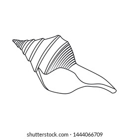 Isolated object of exotic and seafood logo. Set of exotic and aquatic stock symbol for web.