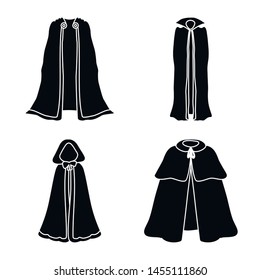 Isolated object of fabric and garment sign. Set of fabric and clothes stock vector illustration.