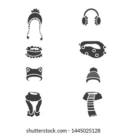 Isolated object of fabric and weather icon. Set of fabric and fashion stock symbol for web.