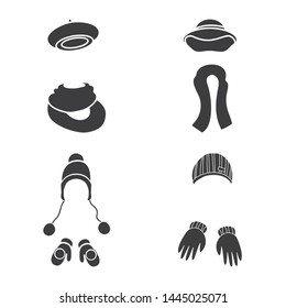 Isolated object of fabric and weather logo. Set of fabric and fashion stock vector illustration.