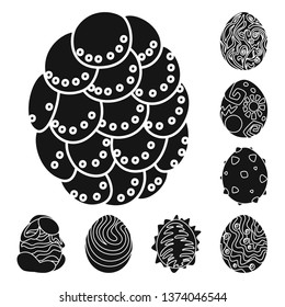 Isolated object of fantastic and cute  logo. Collection of fantastic and magic  stock vector illustration.